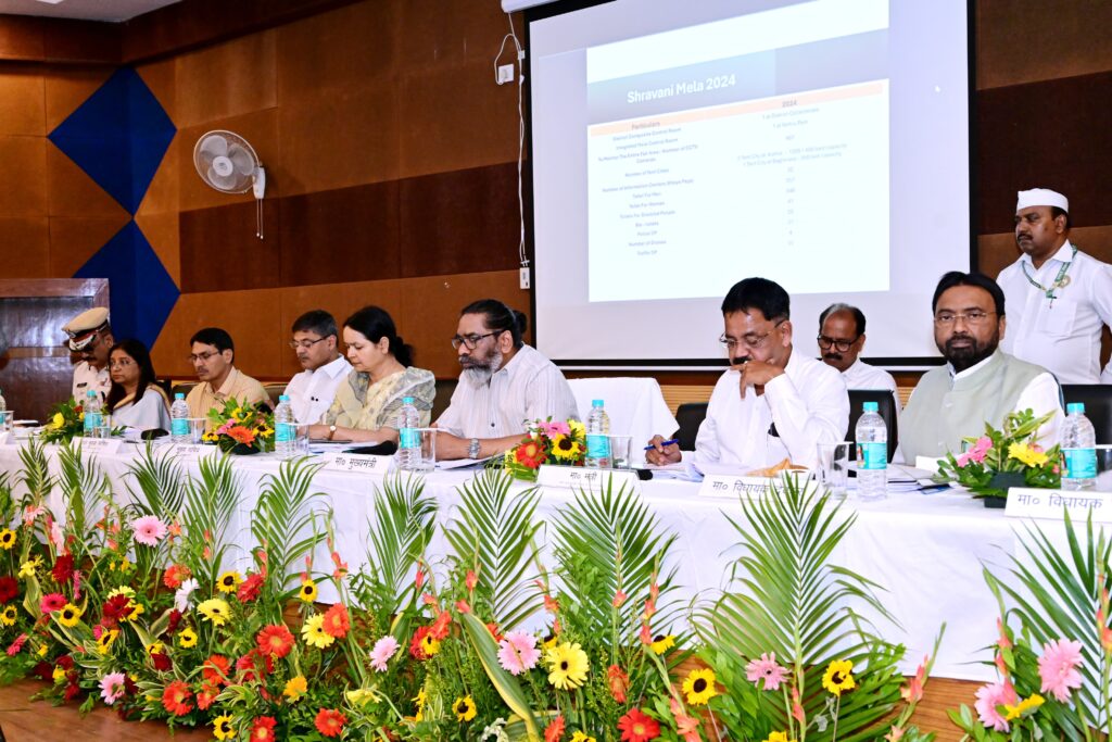 JHARKHAND NEWS :श्रावणी मेला में नई कड़ियों को जोड़कर दे रहे और भव्य स्वरूप- हेमन्त सोरेन, मुख्यमंत्री