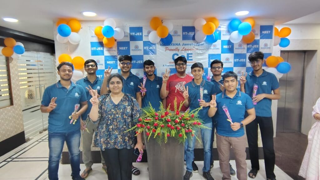 JAMSHEDPUR NEWS :जे.ई.ई.(एडवान्सड)-2025 में नारायणा जमशेदपुर के 38 छात्रों का चयन