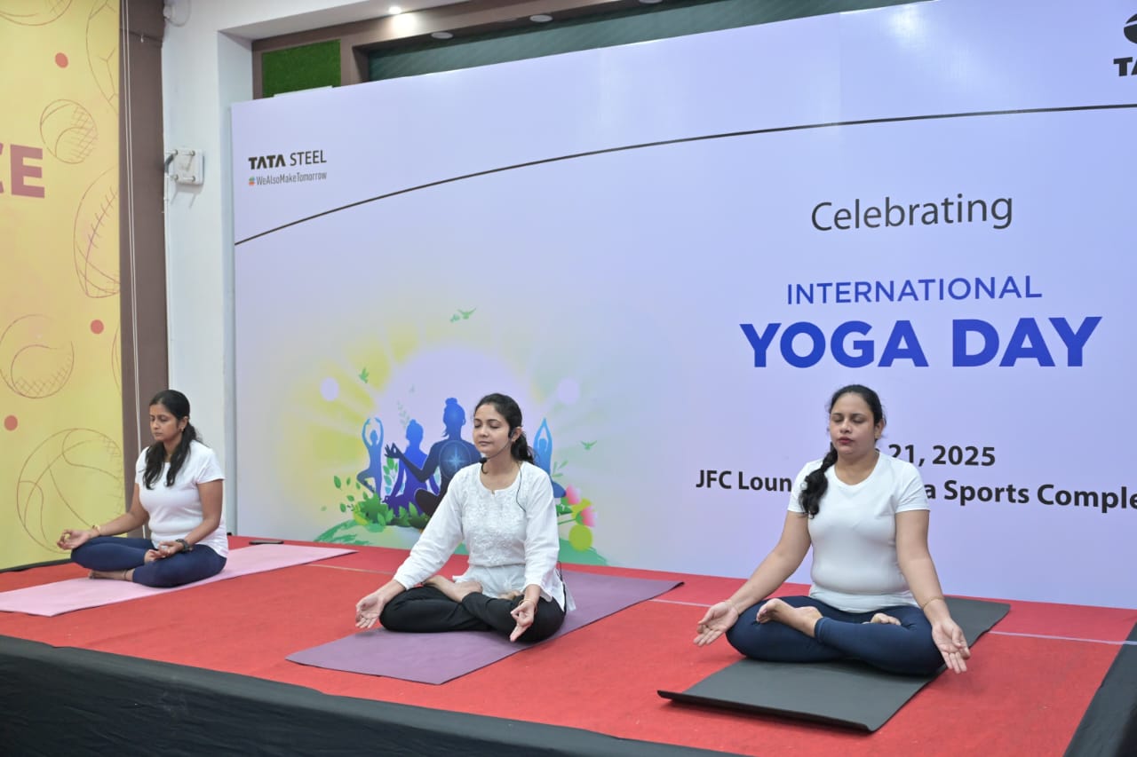 Tata Steel Observes International Yoga Day with a Focus on Everyday Wellness