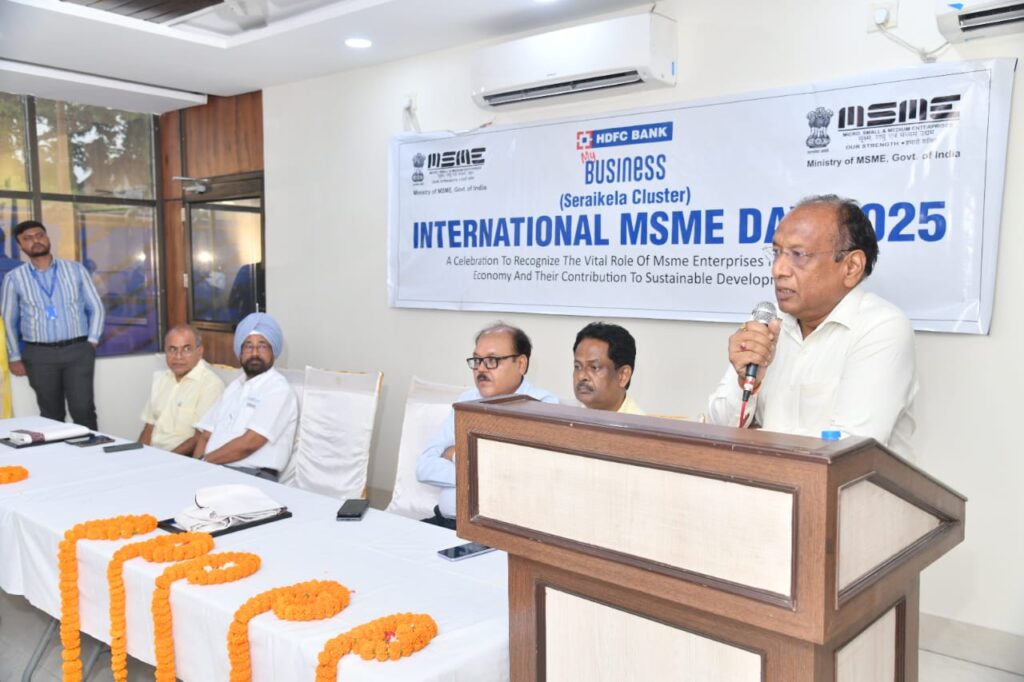 ADITYAPUR NEWS :एमएसएमई को चाहिए दीर्घकालिक नीति और समर्थन: एसिया अध्यक्ष इंदर अग्रवाल