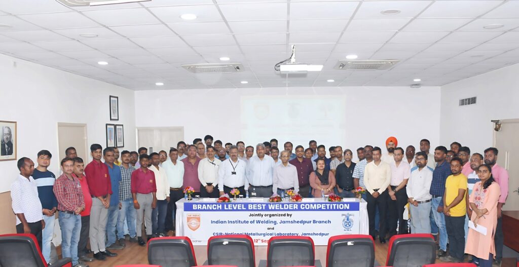 Jamshedpur News :श्रेष्ठ वेल्डर प्रतियोगिता, सीएसआईआर–एनएमएल के प्लेटिनम जुबली वर्ष पर हुआ आयोजन