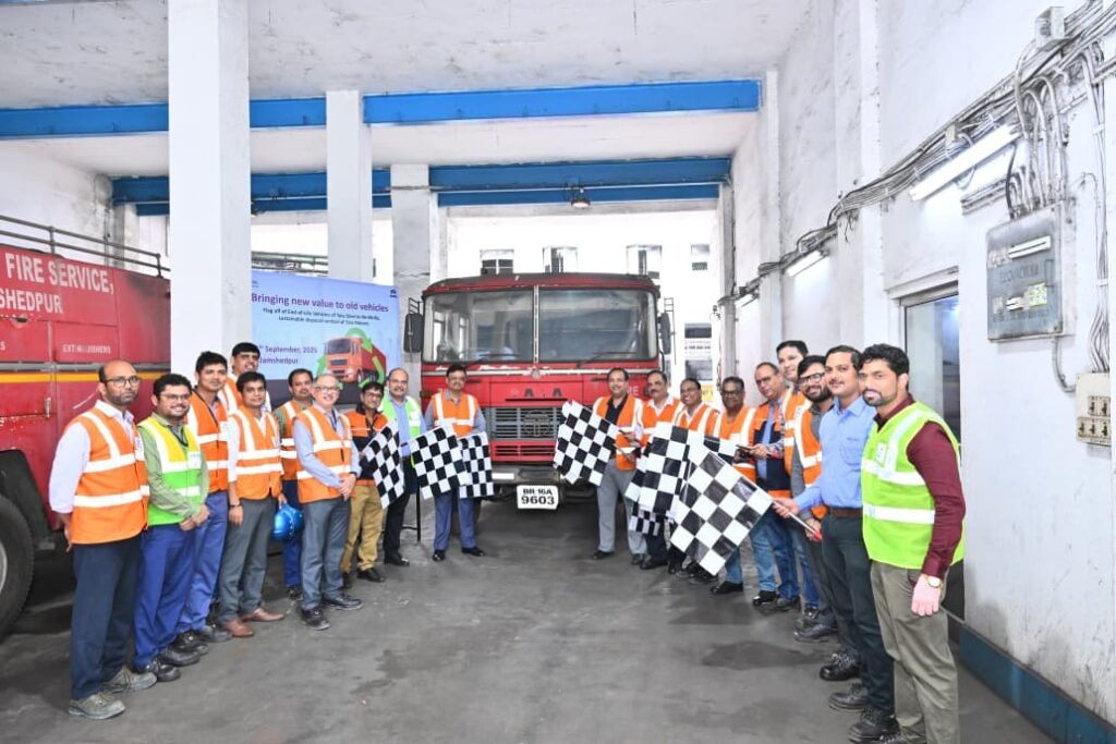 Jamshedpur News : Tata Steel and Tata Motors join hands for Sustainable Disposal of End-of-Life Vehicles