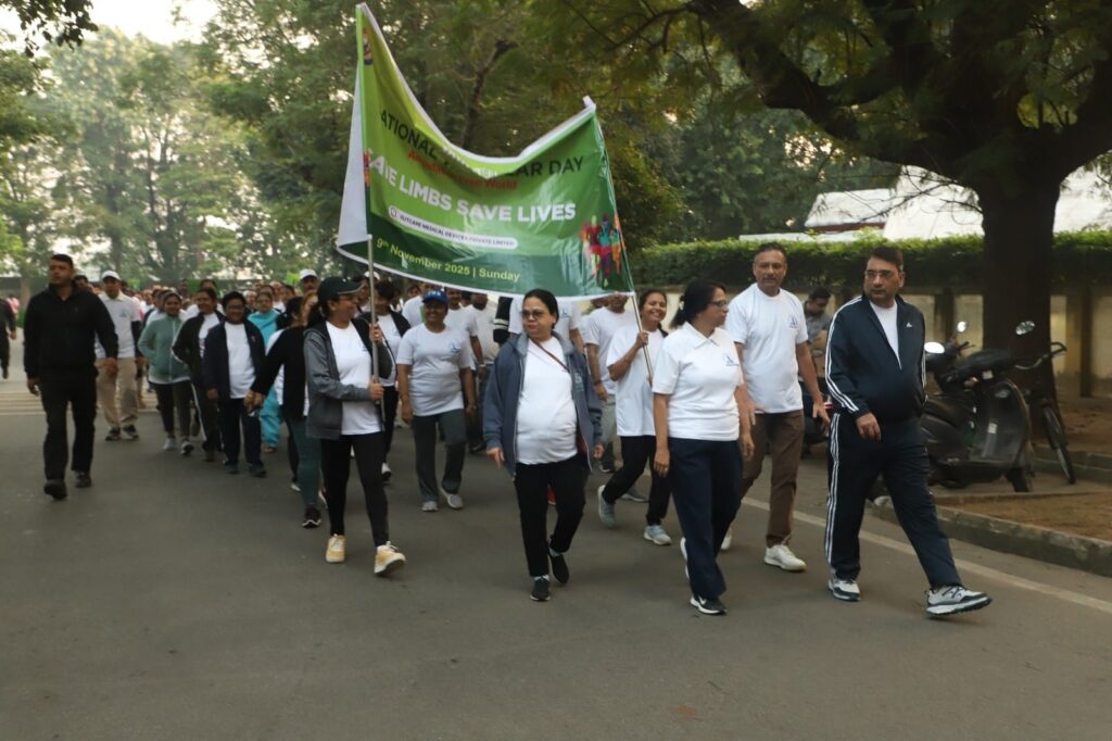 Jamshedpur news :टाटा मेन हॉस्पिटल ने वॉकथॉन और जागरूकता अभियान के साथ “एम्प्यूटेशन मुक्त भारत” दिवस मनाया