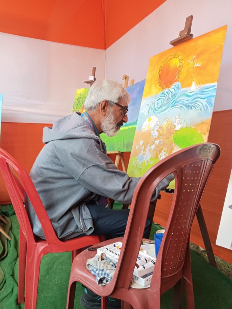 Jamshedpur news :बाल मेला 2025 विप्लव दा के दार्शनिक चित्र और किसानों को सब्जी उगाने की ट्रेनिंग, दोनों ध्यान खींच रहे हैं