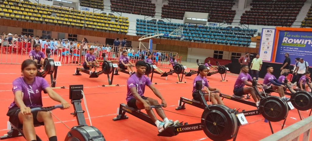 Jamshedpur News :Tata Steel Adventure Foundation Rowing Academy Continues Historic Run at National Indoor Rowing Championship