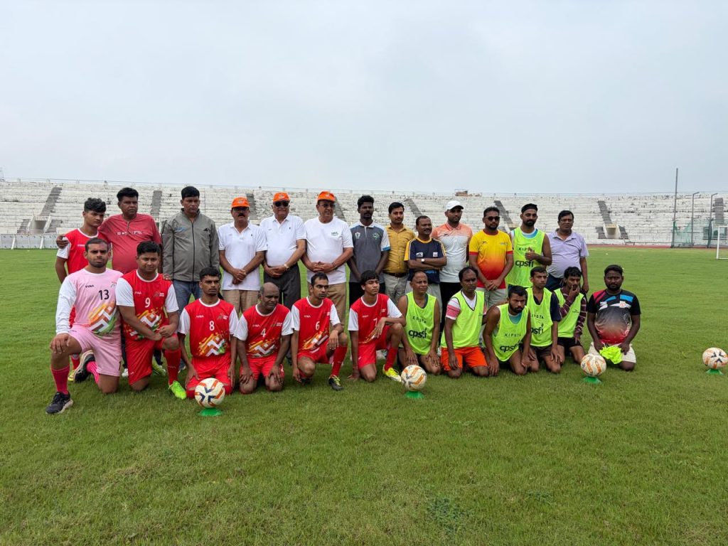 Jharkhand team wins silver medal in 1st Central Zone CP Football and Athletics Championship Gwalior 2026