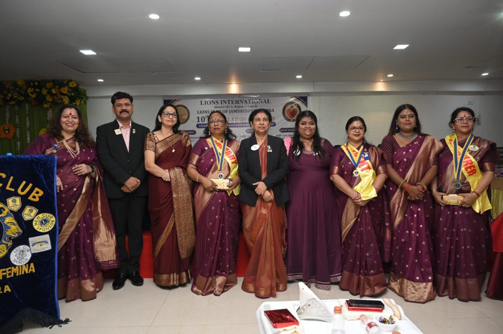 Lions Club of Jamshedpur Femina 10th Installation Ceremony at Hotel Kannelite Rita Mishra President
