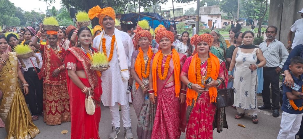 JAMSHEDPUR NEWS:जमशेदपुर में सांस्कृतिक भोजली महापर्व एवं भव्य शोभायात्रा संपन्न