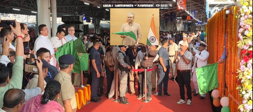 SOUTH EASTERN RAILWAY: FLAGGING OFF OF SANTRAGACHI–KHATIPURA (JAIPUR)-SANTRAGACHI EXPRESS